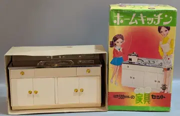 타카라 2대 리카짱(뉴 리카짱) 화이트 화이트 가구 세트 홈 주방 초기
