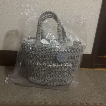DEAN&DELUCA 빔즈 크로셰 바스켓 S 그레이