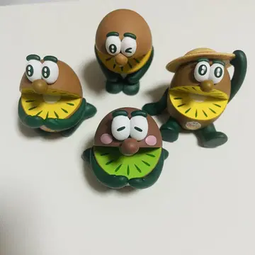 Zespri 키위 캐릭터 피규어 4종 세트