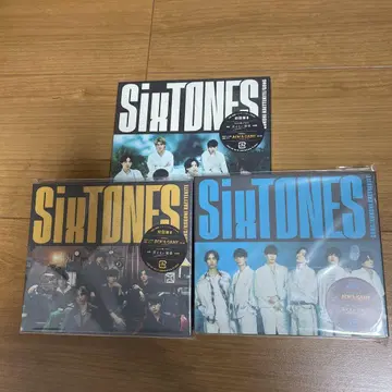 SixTONES GONG/여기로 돌아와 초회 한정판 3장 세트