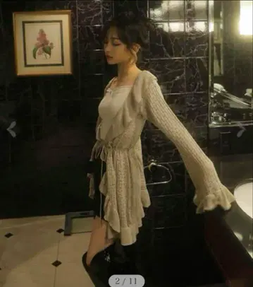 THEREDTHREAD melt the lady 가디건 가운