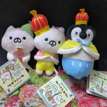 네코펜 비와 10번째 디저트 파티 마스코트 3종 세트