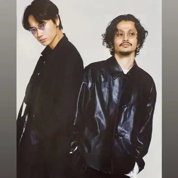 츠네타 다이키 착용 가죽 자켓