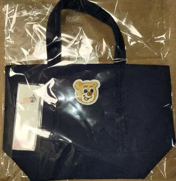 새상품 라브라리 바이 페이러 올드 테디 와펜 토트백 소 네이비