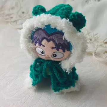 8cm 사이즈 인형옷 그린 컬러