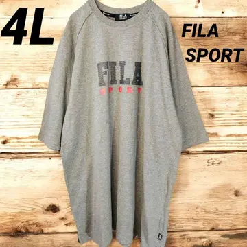 4L 남성용 FILA SPORT 티셔츠 빅 사이즈 래글런 소매