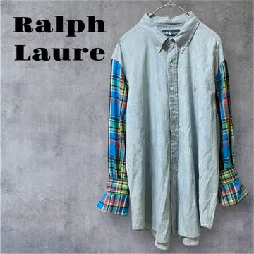 90년대 Ralph Lauren 클래식 핏 셔츠 2XL 포니 로고