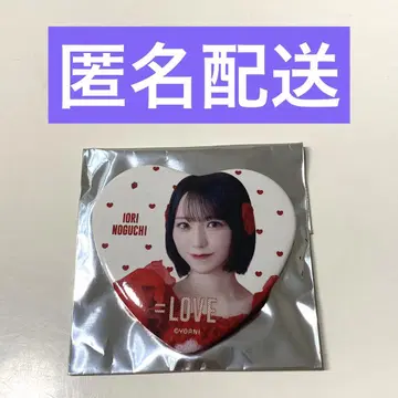 노구치 이오리 하트 캔뱃지 (토쿠베츄 빨간색 의상)