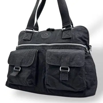 KIPLING 키플링 핸드백 나일론 블랙 검정 고릴라