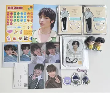 TXT 후닌카이 트레이딩 카드 아크릴 스탠드 키링 세트