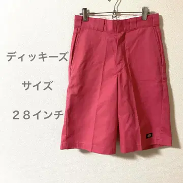 새상품급 디키즈 루즈핏 핑크 숏팬츠 택 포함