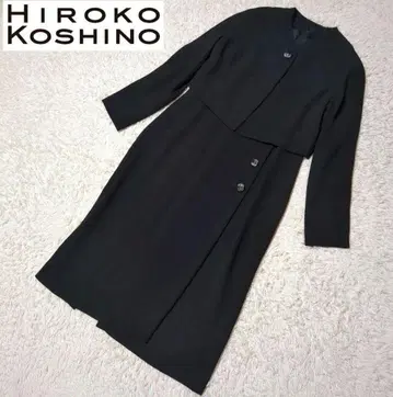 예복 HIROKO KOSHINO 블랙 포멀 셋업 원피스