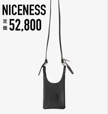 NICENESS 호스 가죽 숄더 NN 백 LOWE-PETIT