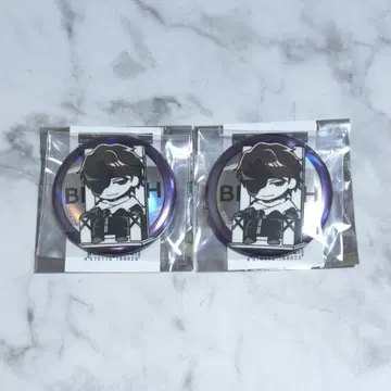 THE 캐릭터 네이비 나염 캔뱃지