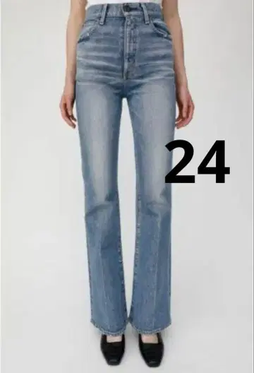 moussy MVS FLARE 플레어 데님 팬츠 24 BLUE