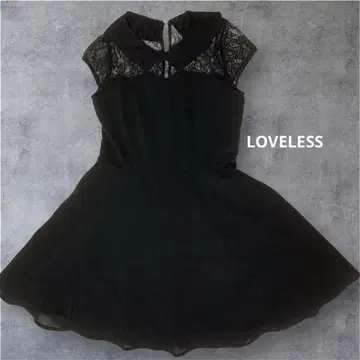 LOVELESS 라브레스 원피스 레이스 카라 부착
