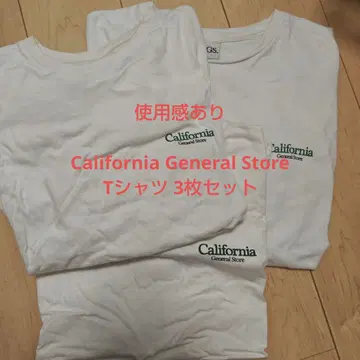 사용감 있음! California General Store 티셔츠 3장