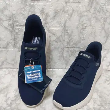 SKECHERS SLIP-INS 스케쳐스 27cm 네이비 컬러