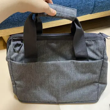 무인양품 그레이 보스턴 백