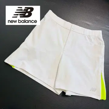 뉴발란스 골프 숏 팬츠 화이트 네온 컬러