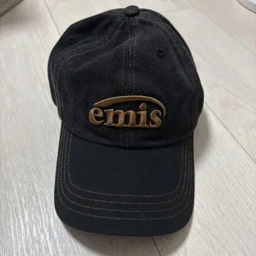 emis (에미스) 야구 모자 블랙 데님