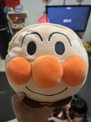 호빵맨 봉제 인형 파우치