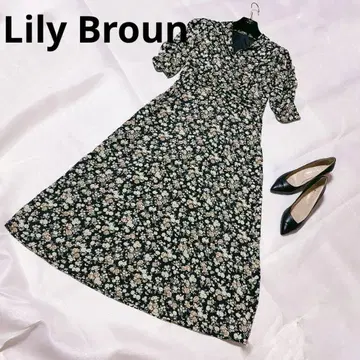 Lily Broun 릴리 브라운 롱 원피스 꽃무늬 최근 모델