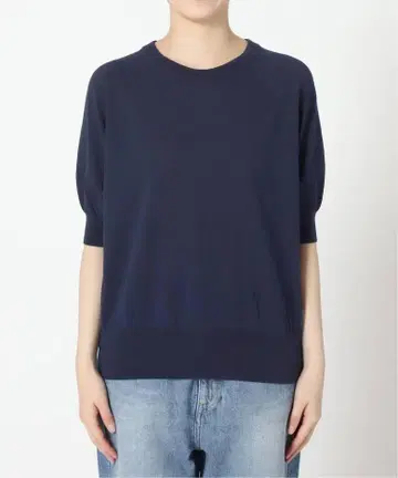 스픽 앤 스팬 아이스 코튼 반팔 티셔츠 썸머 니트