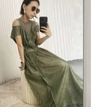 Ameri VINTAGE LACE KUNG FU DRESS 원피스