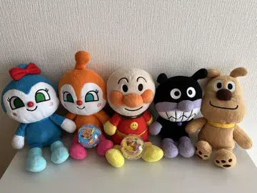 호빵맨 봉제 인형 5종 세트