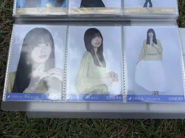 노기자카46 브로마이드 메쉬 니트 이오키 마오 컴프