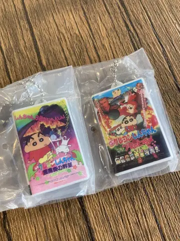 크레용 신짱 비디오 테이프 미니어처 참 컬렉션 가챠