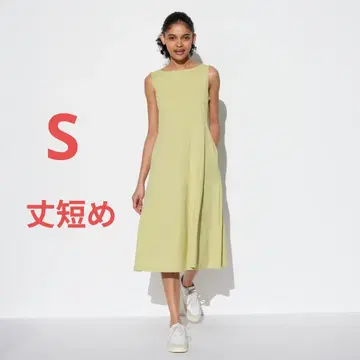 유니클로 울트라 스트레치 에어리즘 원피스, 짧은 기장