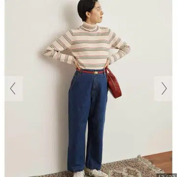My Fav. CHILD WOMAN 12.5oz 데님 하이 웨스트 팬츠