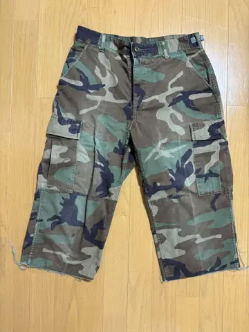 US army 컷오프 우드랜드 카모 팬츠