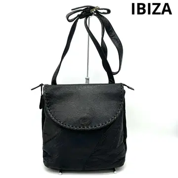 IBIZA 이비자 가죽 숄더백 블랙 블랙