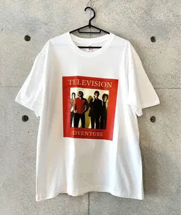 미사용품 TELEVISION ADVENTURE 밴딩 티셔츠 빈티지