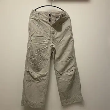 MHL.마가렛호웰 코튼 스트레이트 팬츠 그린