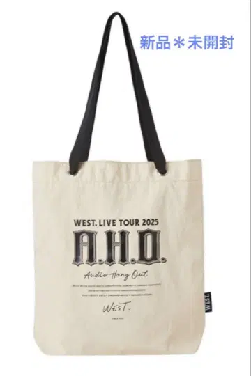 WEST. LIVE TOUR 2025 A.H.O. 토트백