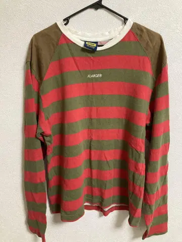 XLARGE 보더 롱 T