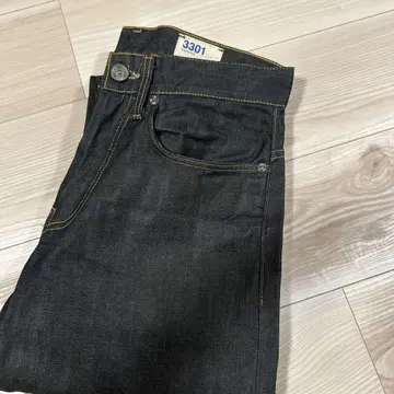 3301 다크 블루 스트레이트 데님