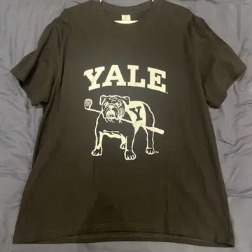 Yale 블랙 티셔츠 XL