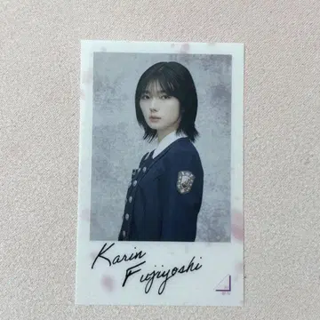 사쿠라자카46 후지요시 카린 랜덤 클리어 스티커