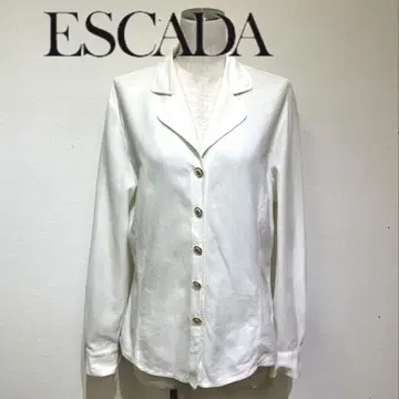 ESCADA 썸머 자켓 화이트 사이즈 40 코튼 100%