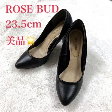 ROSE BUD 블랙 펌프스