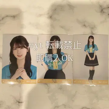 노기자카46 츠츠이 아야메 시즈오카 티셔츠 컴프 브로마이드