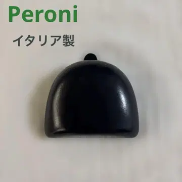 Peroni 네메시 가죽 원형 코인 케이스 이탈리아제(네이비 컬러)