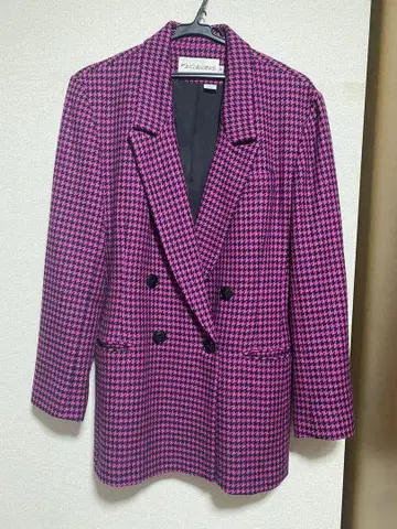 하운드투스 체크 테일러드 자켓