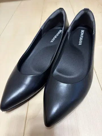 본후카야 블랙 스틸레토 24.5cm