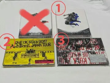 [낱개 판매 가능] ONE OK ROCK 라이브 DVD 세트